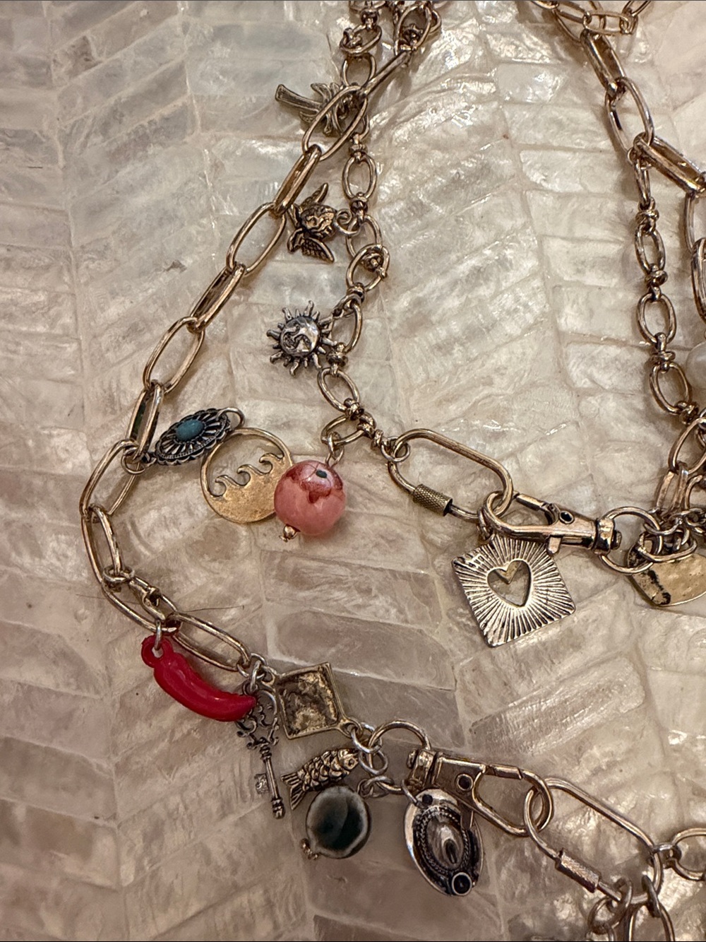Free People Maxamillion Heart Charm Necklace - Picture 5 of 6